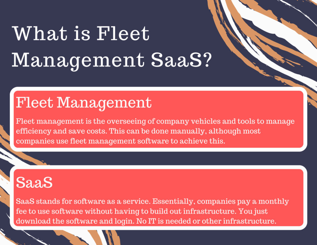 What is fleet management SaaS infograpic