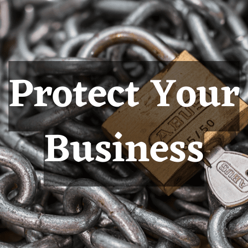 protect your business with a lock and key