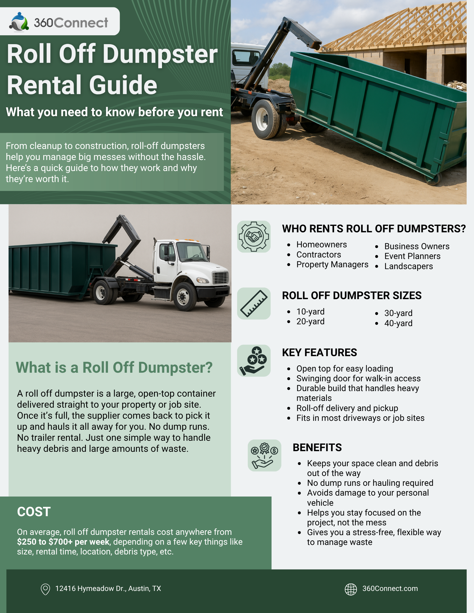 roll off dumpster rental